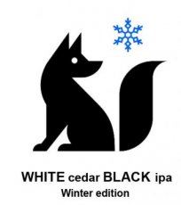 WHITE cedar BLACK ipa WINTER EDITION 33cl