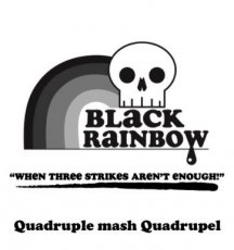 QUMA00001 Black Rainbow Quadruple mash Quadrupel 33cl